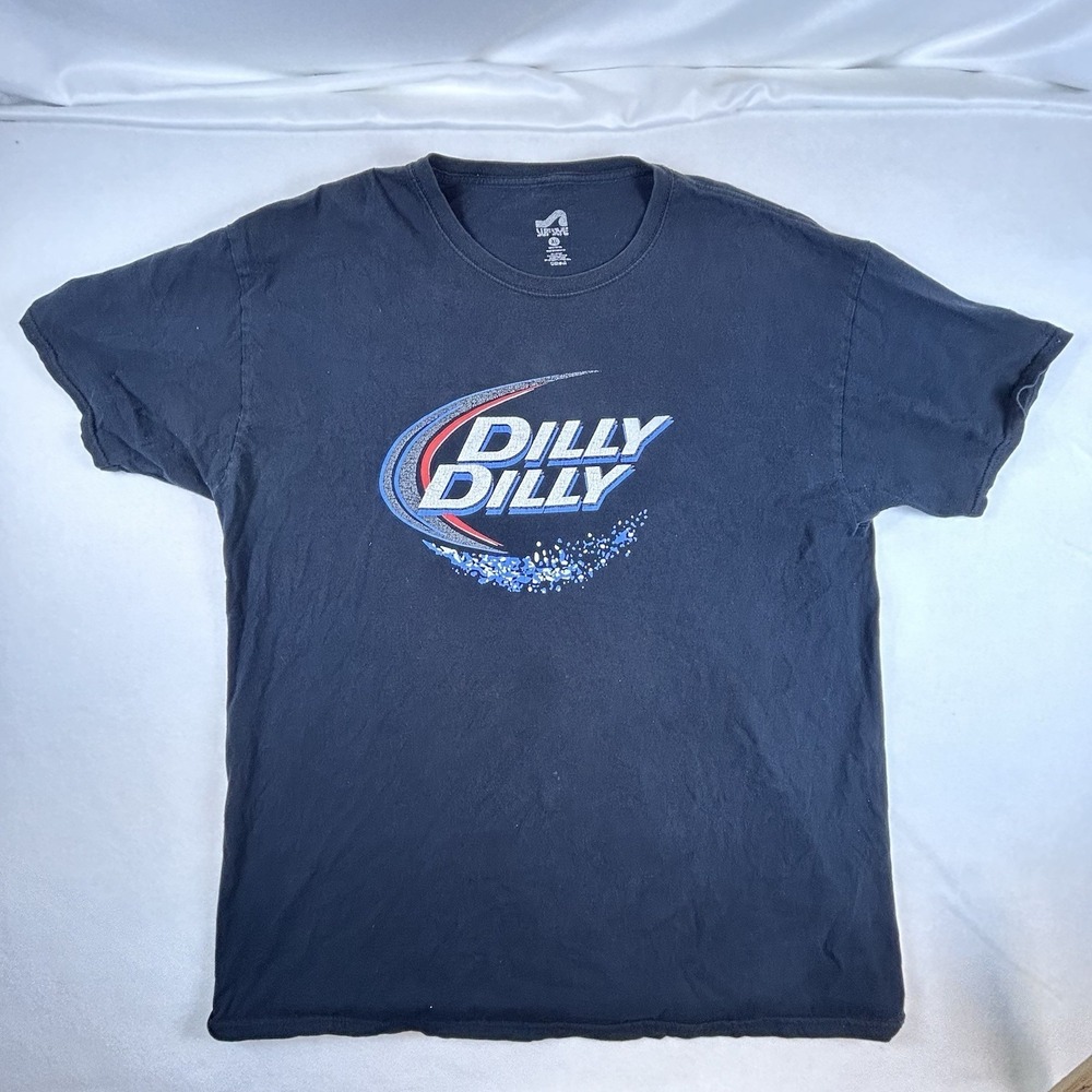 Dilly dilly Bud Light VTG t‎ shirt XL short sleeve 100% cotton Collector Graphic
